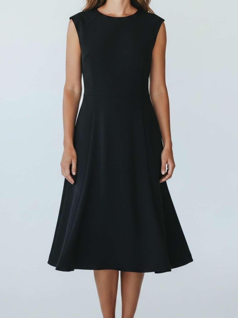 MM LaFleur Classic Sleeveless Black A-Line Dress size 14